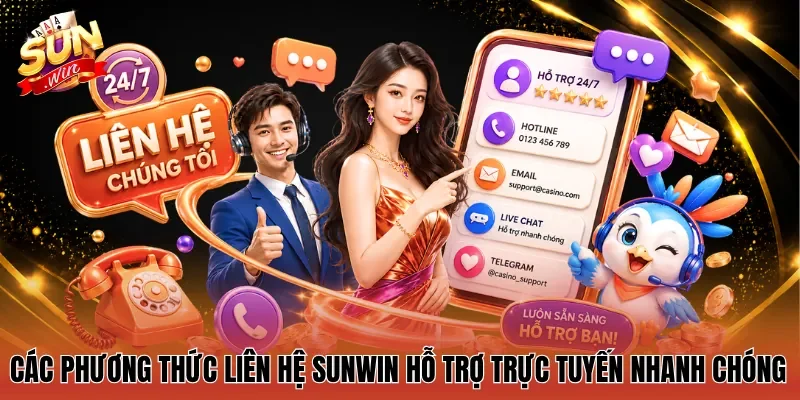  Các phương thức Liên hệ Sunwin hỗ trợ trực tuyến nhanh chóng